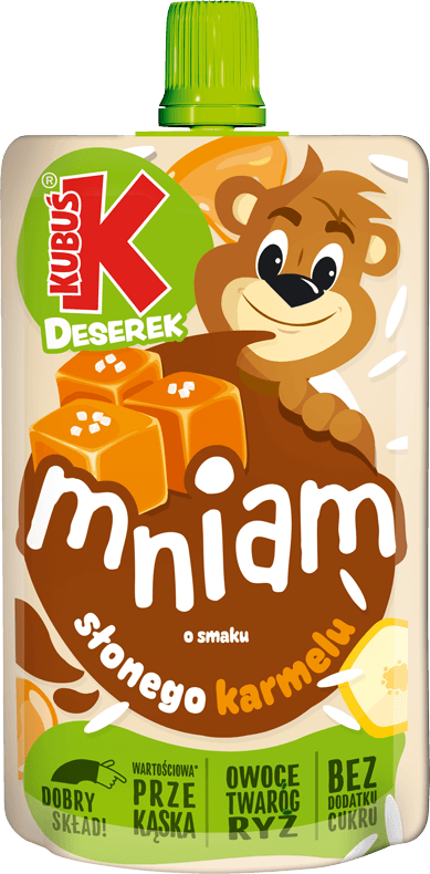 KUBUŚ pouch 100g o smaku słonego karmelu