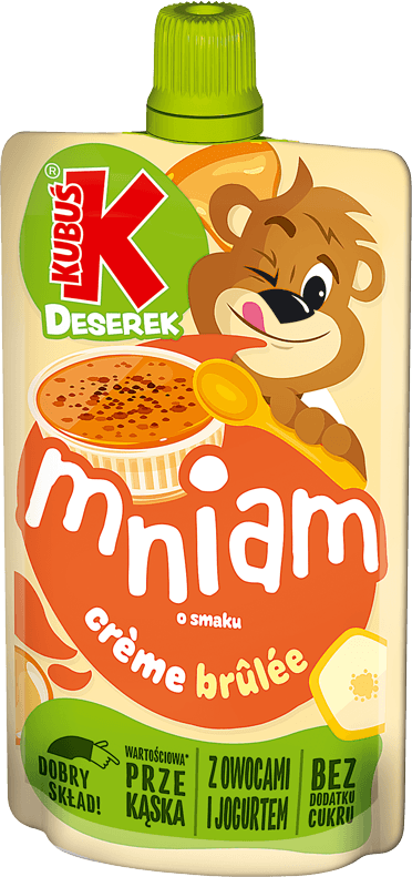 KUBUŚ pouch 100g o smaku creme brulee (2)