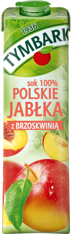 TYMBARK 1 litr Polskie Jabłka z brzoskwinią