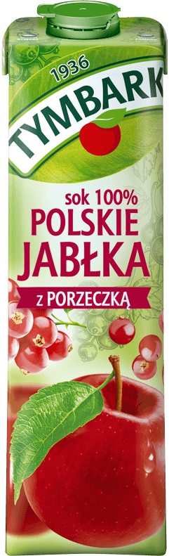TYMBARK 1 litr Polskie Jabłka z porzeczką