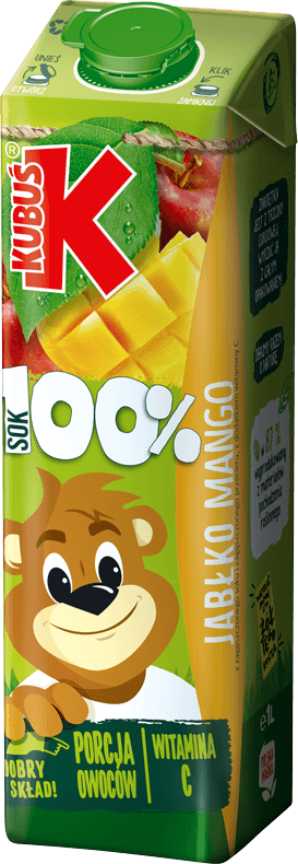 KUBUŚ 1L jabłko mango 100% (2)