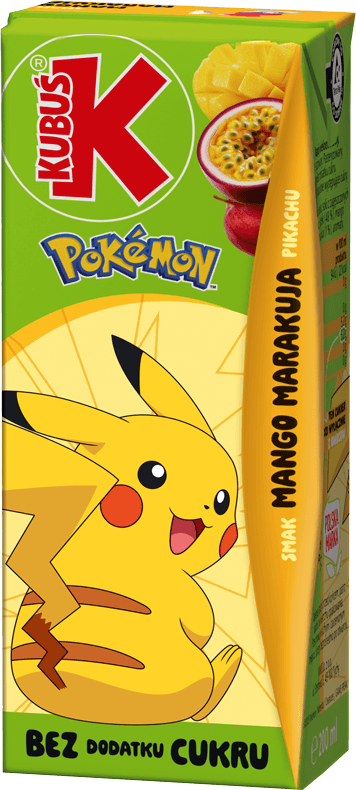 KUBUŚ 0,2 L Pok&eacute;mon Smak mango marakuja (4)