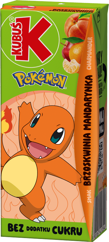 KUBUŚ 0,2 L Pok&eacute;mon Smak brzoskwinia mandarynka (2)