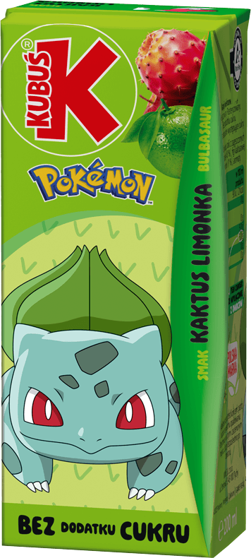 KUBUŚ 0,2 L Pok&eacute;mon Smak kaktus limonka (4)