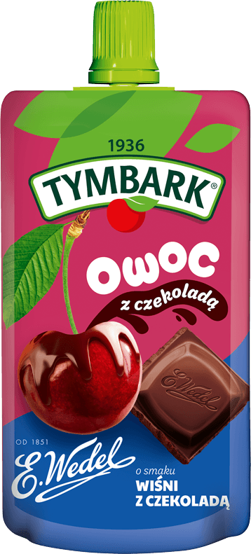 TYMBARK 100 g WEDEL wiśnia z czekoladą