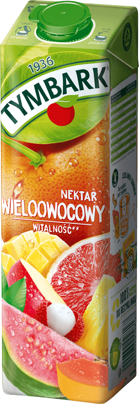 TYMBARK 1 litr nektar wieloowocowy (2)