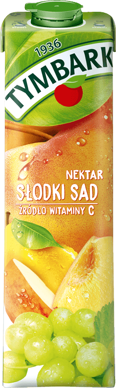 TYMBARK 1 litr nektar słodki sad
