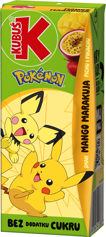 KUBUŚ 0,2 L Pokemon smak mango i marakuja (2)