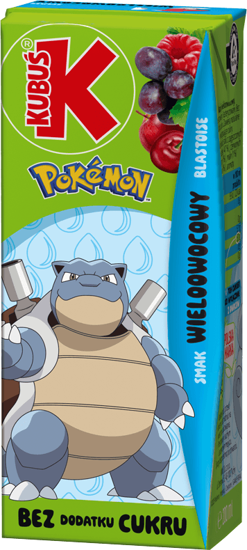 KUBUŚ 0,2 L Pokemon smak wieloowocowy (4)