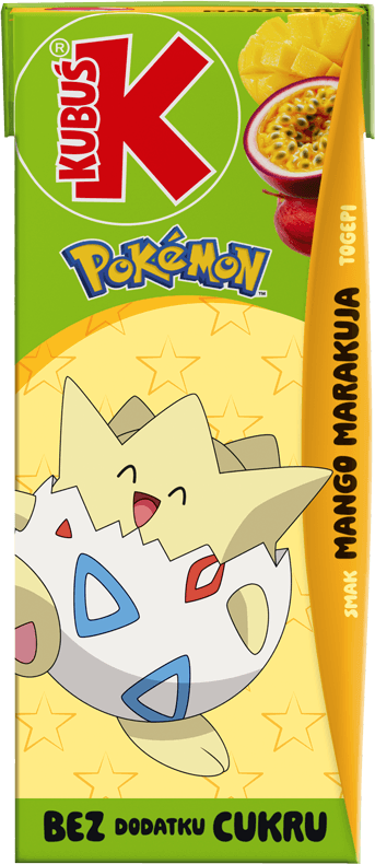 KUBUŚ 0,2 L Pokemon smak mango i marakuja (5)