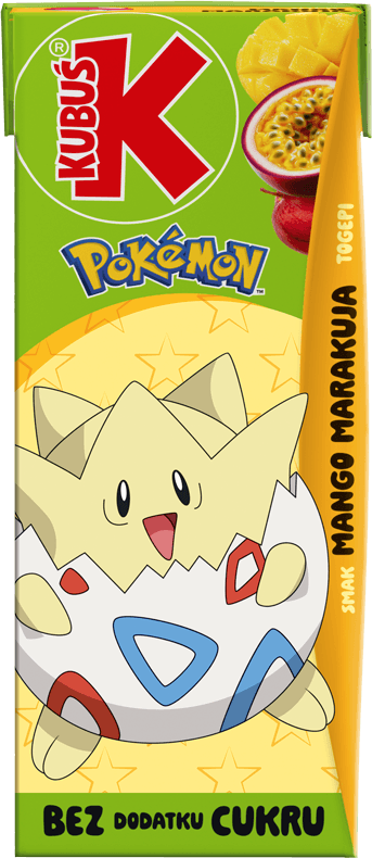 KUBUŚ 0,2 L Pokemon smak mango i marakuja (7)