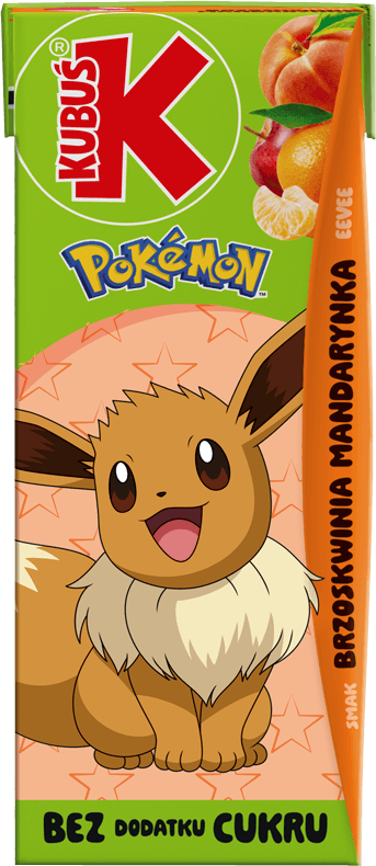 KUBUŚ 0,2 L Pokemon smak brzoskwinia i mandarynka (5)