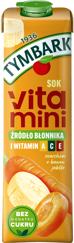 TYMBARK 1 litr Vitamini marchew, banan i jabłko
