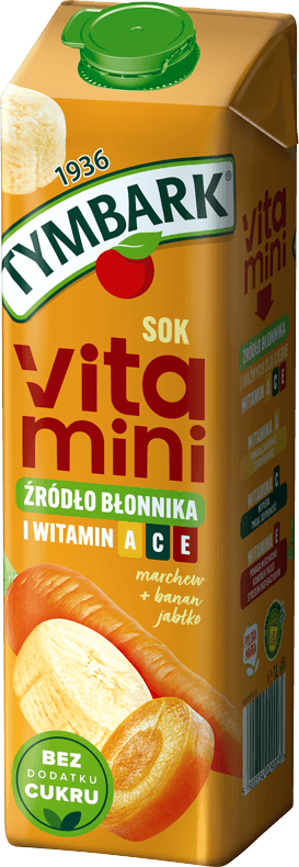 TYMBARK 1 litr Vitamini marchew, banan i jabłko (2)