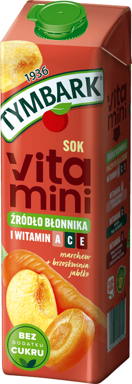 TYMBARK 1 litr Vitamini marchew, brzoskwinia i jabłko (2)