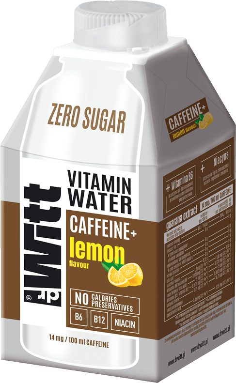 DR WITT 0,5 l Vitamin Water Caffeine+ lemon (2)