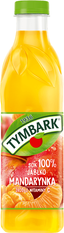 TYMBARK 1l Sok 100% jabłko - mandarynka
