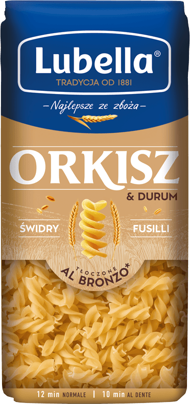 LUBELLA 400 g Makaron orkiszowy Świdry (3)
