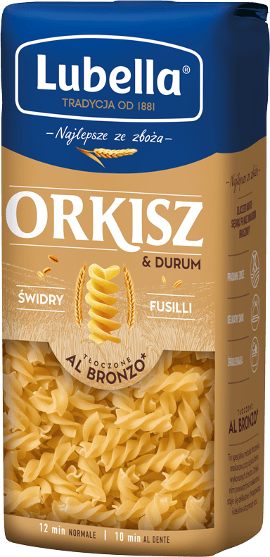 LUBELLA 400 g Makaron orkiszowy Świdry (4)