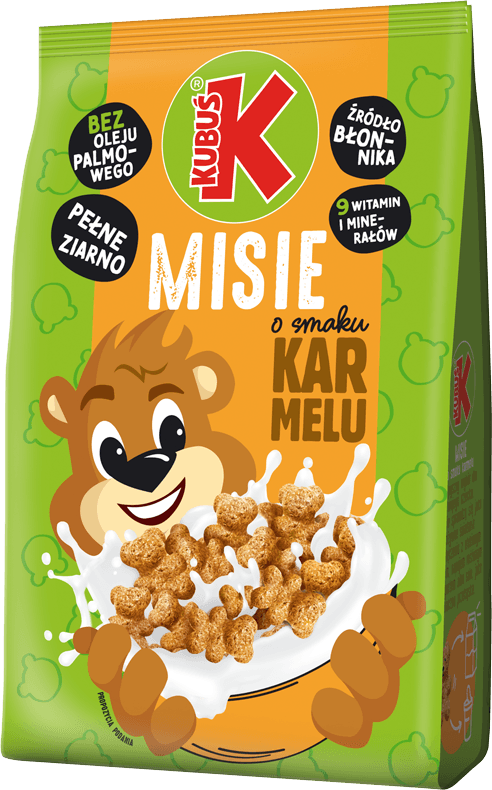 KUBUŚ 400 g Misie o smaku karmelu (2)