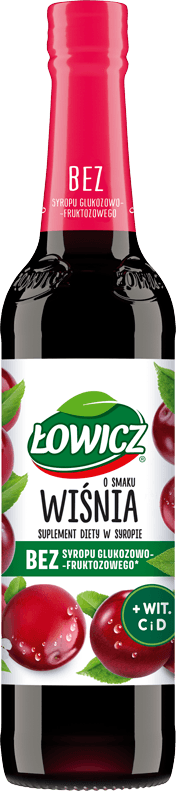 ŁOWICZ 400 ml wiśnia 