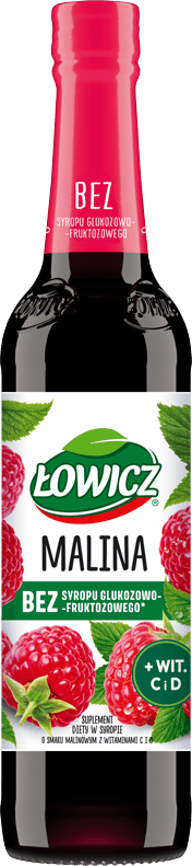 ŁOWICZ 400 ml malina 