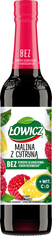 ŁOWICZ 400 ml malina cytryna 