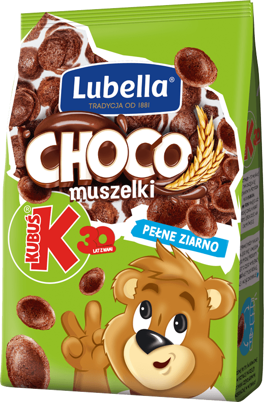 KUBUŚ 250 g Choco Muszelki Pełne ziarno (2)