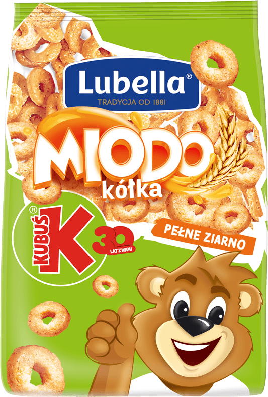 KUBUŚ 250 g Miodo K&oacute;łka Pełne ziarno