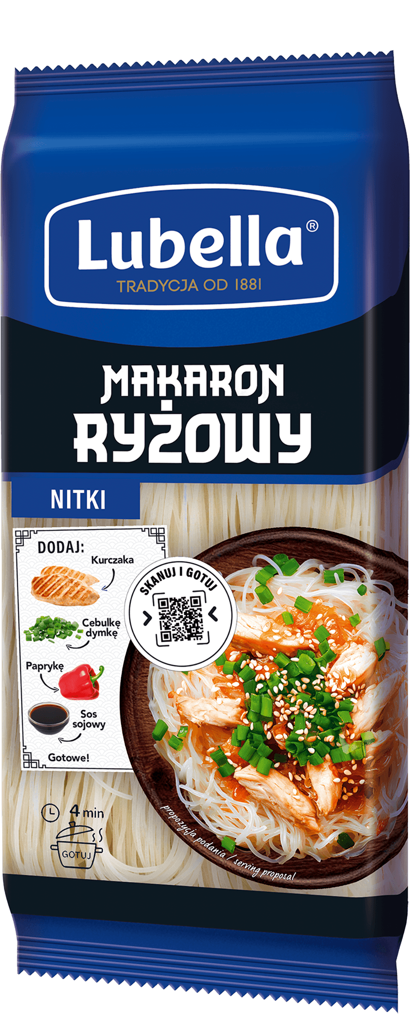  LUBELLA 200 g Makaron ryżowy nitki (2)