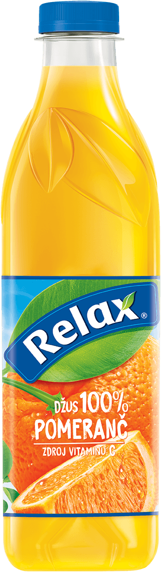 Relax 100% POMERANČ 1L PET