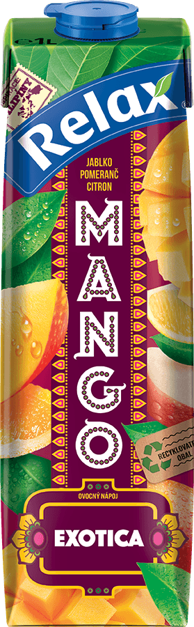 Relax exotica MANGO-jablko-pomeranč-citron 1L TS