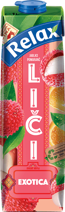 Relax exotica LIČI - jablko - pomaranč 1L TS