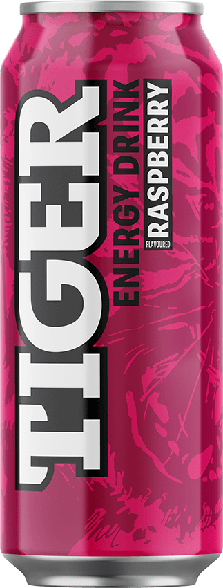 Tiger energy drink RASPBERRY 0,5L plech