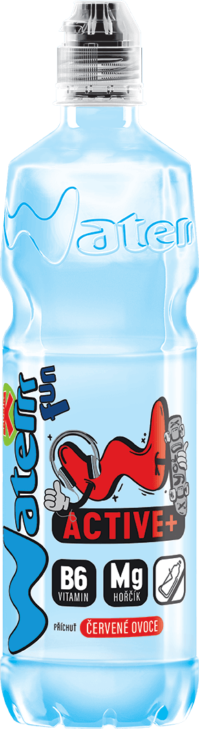 Kubík Waterrr Červené ovoce 0,75L PET