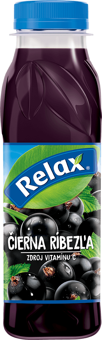 Relax ČIERNA RÍBEZLA 0,3L PET