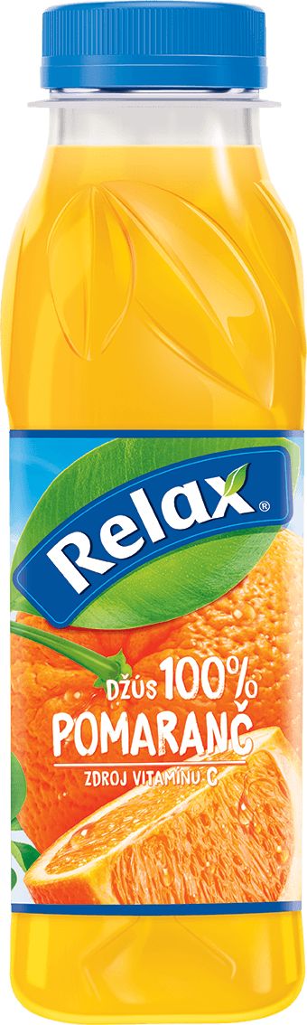Relax 100% POMARANČ 0,3L PET