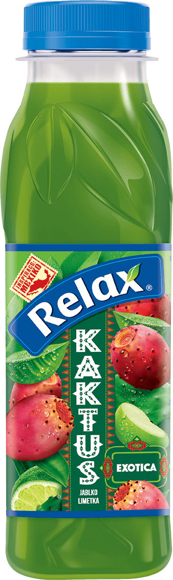 Relax exotica jablko-limetka-KAKTUS 0,3L PET