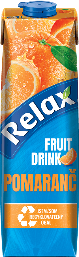 Relax fruit drink POMARANČ 1L TS