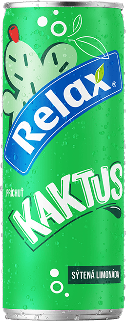 Relax limonáda KAKTUS 0,33L plech