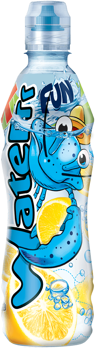 KUBÍK Waterrr citron 0,5L PET
