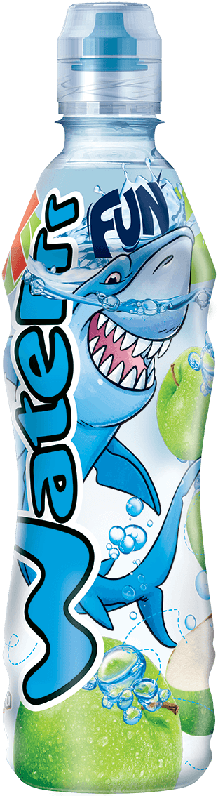 KUBÍK Waterrr jablko 0,5L PET
