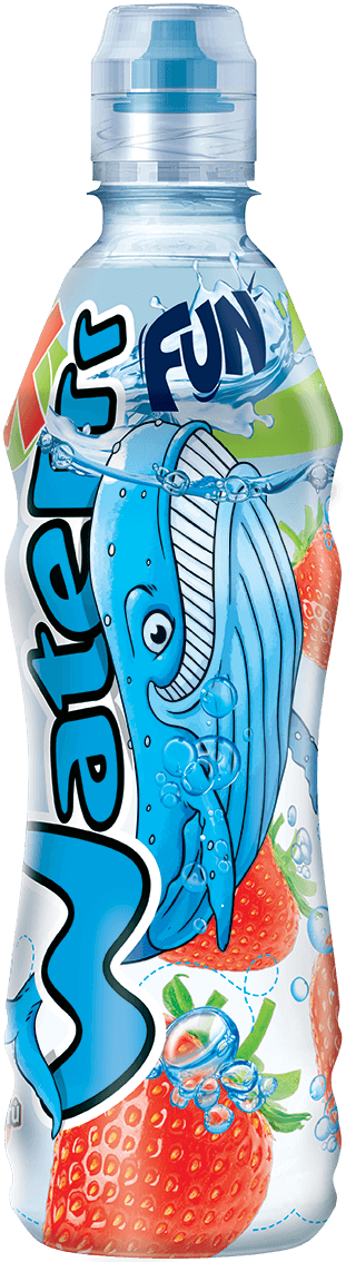 KUBÍK Waterrr jahoda 0,5L PET
