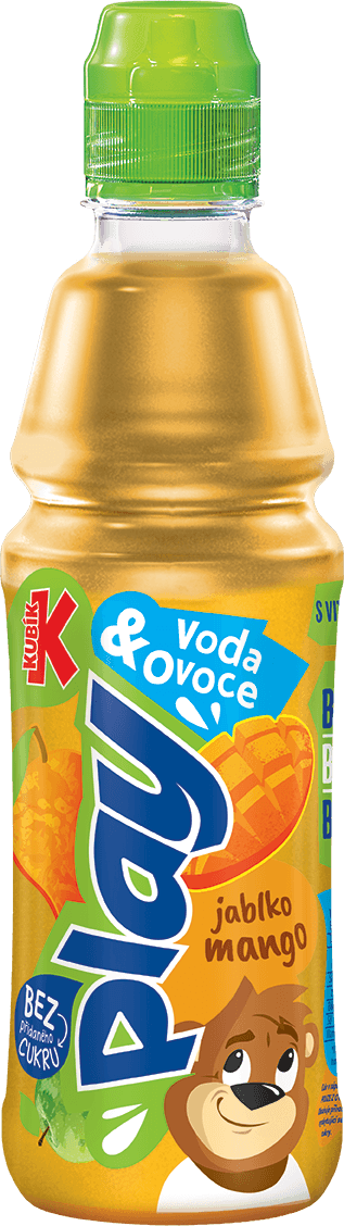 Kubík Play! Voda a Ovoce Mango 0,4L PET