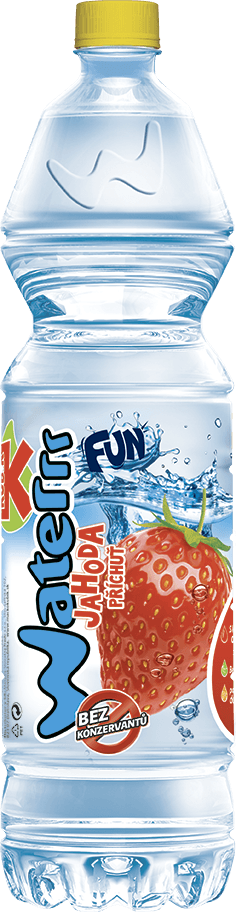 KUBÍK Waterrr jahoda 1,5L PET