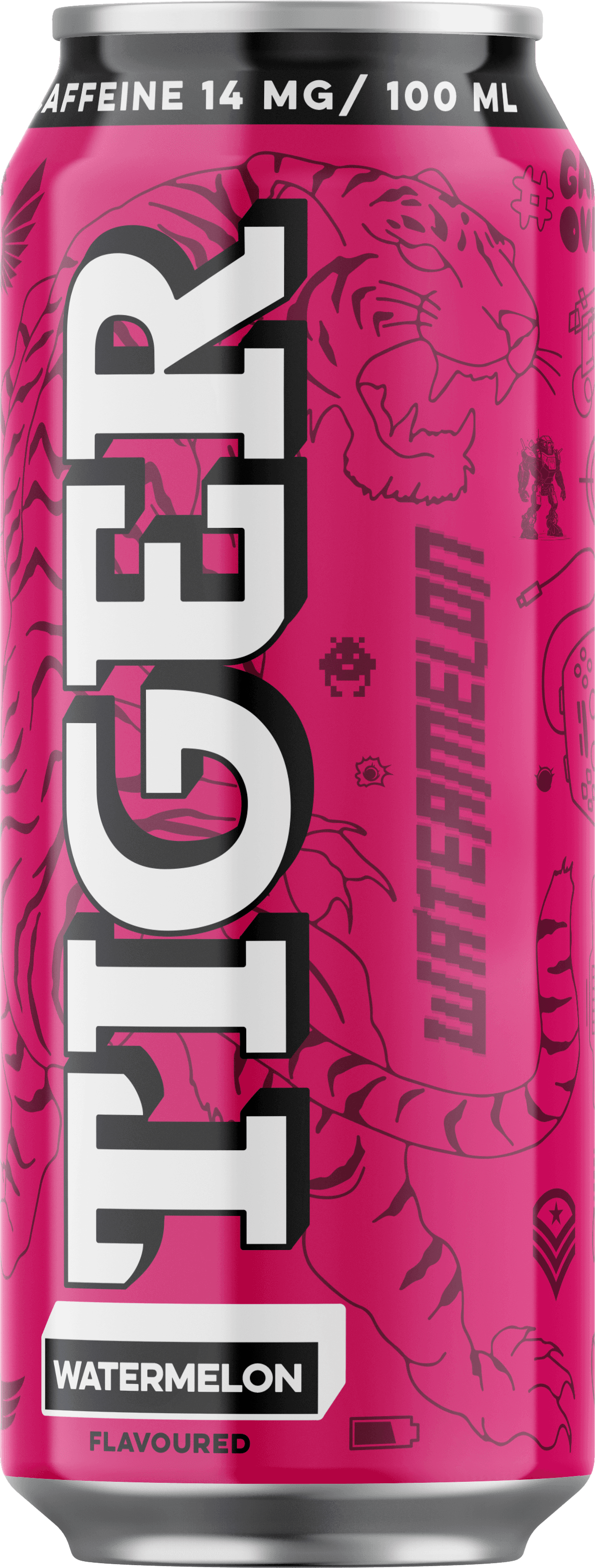 Tiger Light Caffeine WATERMELON 0,5L plech