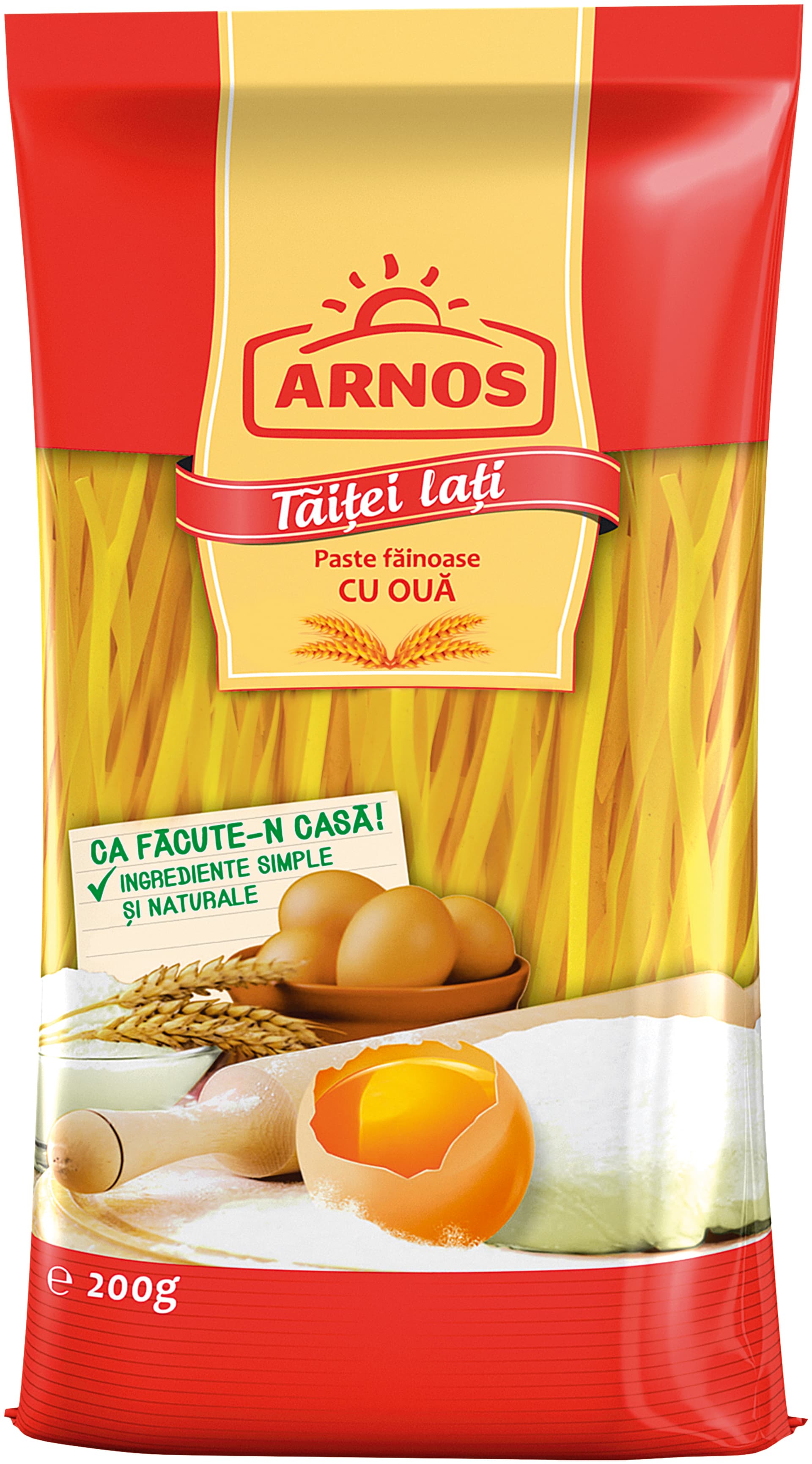 Paste lungi cu oua