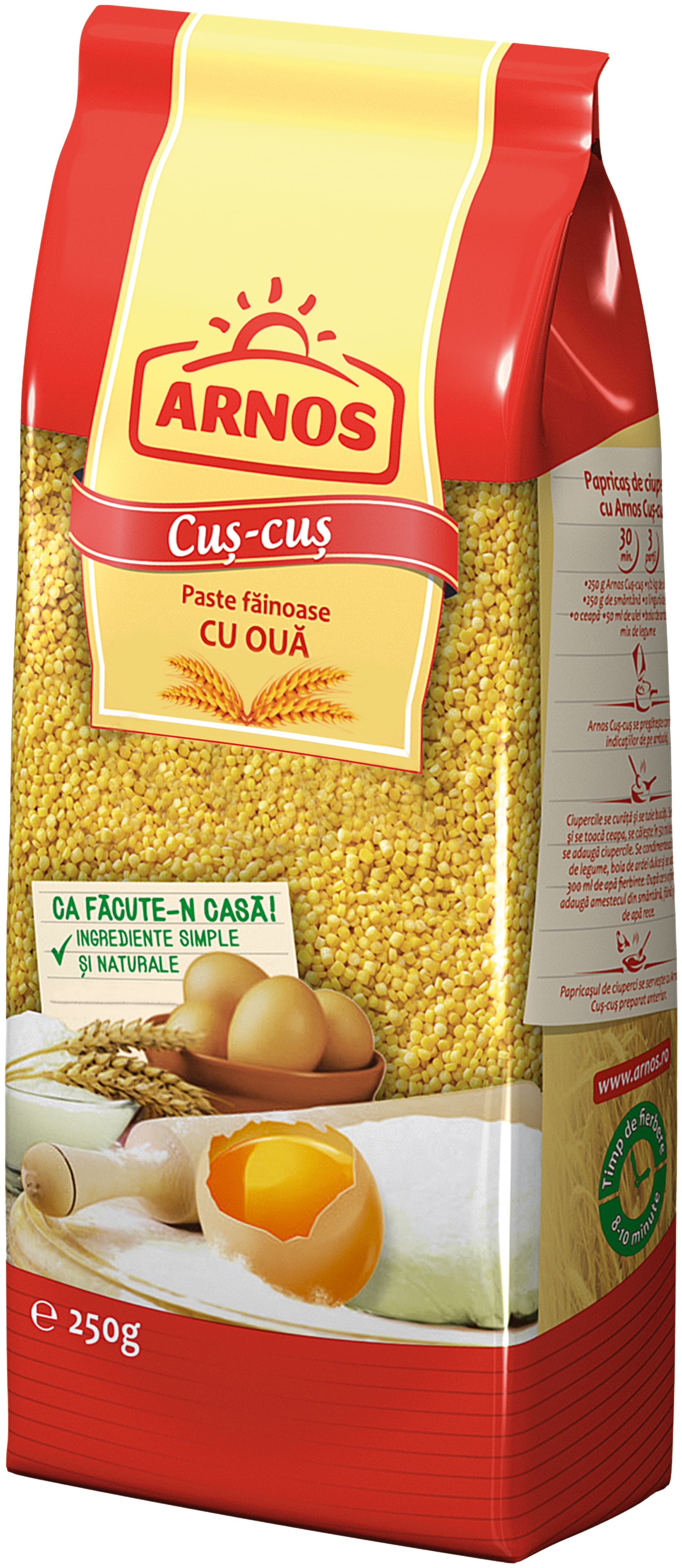 Paste scurte cu oua