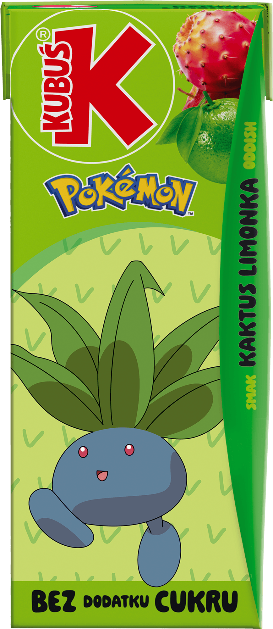 KUBUŚ 0,2 L Pokemon smak kaktus - limonka (3)