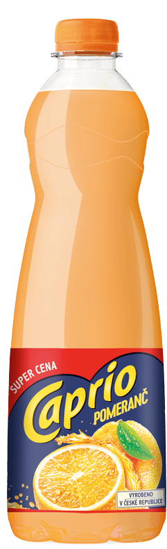 Caprio hustý POMERANČ 0,7L PET